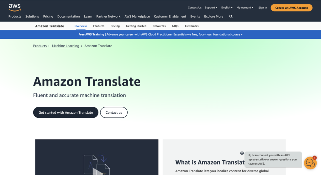Amazon Translate: AI Language Translation Tools